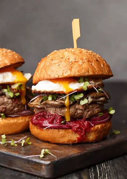 Pure Persian Kitchen Motherwell Juicy Beef Burger